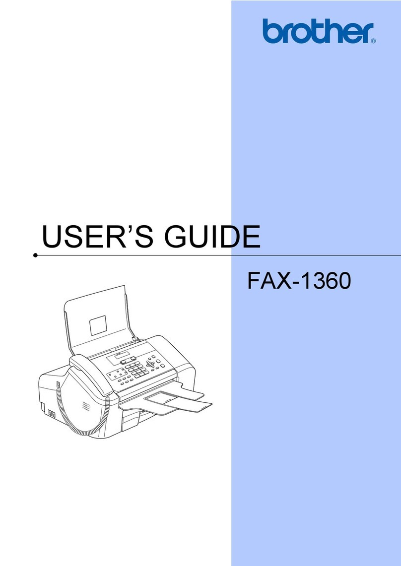 Brother FAX-1360 User manual