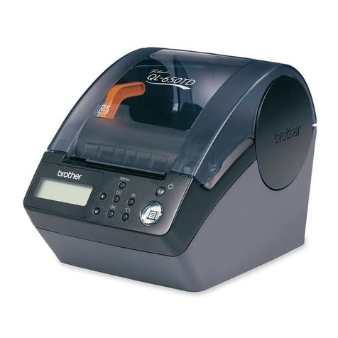 Brother QL-1050 Safety guide