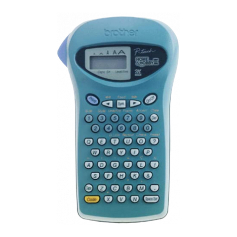 Brother PT-85 user manual