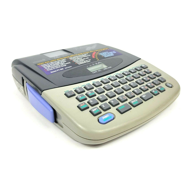 Brother PT 300 - P-TOUCH LABELING SYSTEM user guide