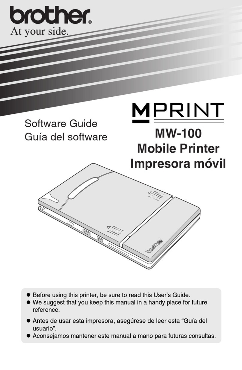 Brother m-PRINT MW-100 Quick start guide