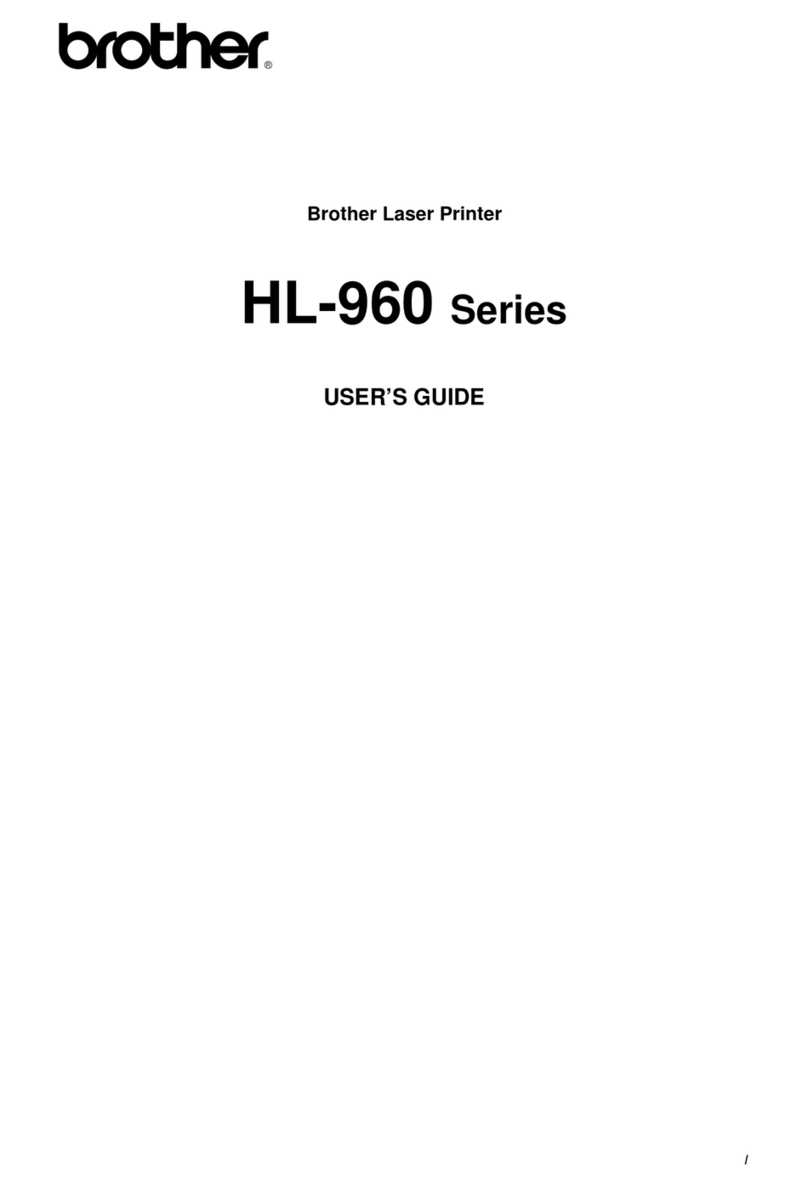 Brother HL-960 Series User manual