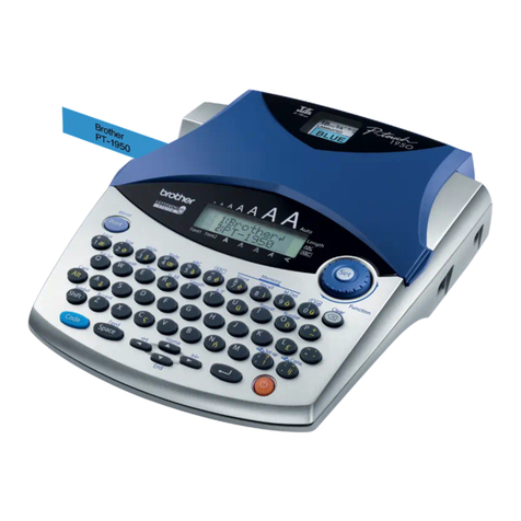 Brother PT 1950 - P-Touch 1950 B/W Thermal Transfer... user guide
