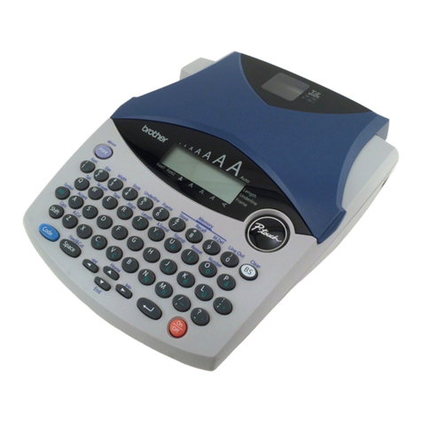 Brother PT 1900 - P-Touch Electronic Labeling System user guide