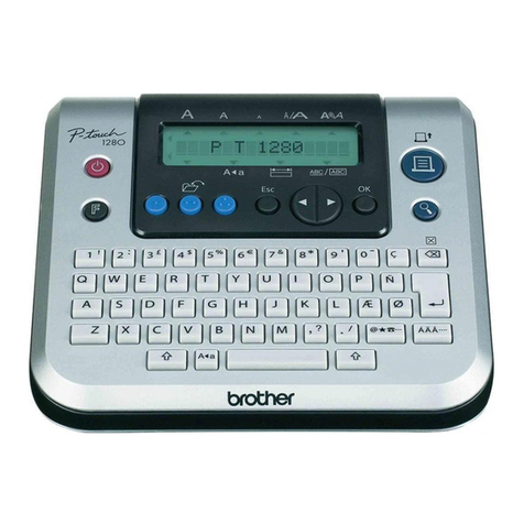 Brother P-Touch PT-1280 User manual