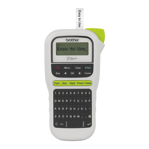 Brother P-touch PT-110 User manual