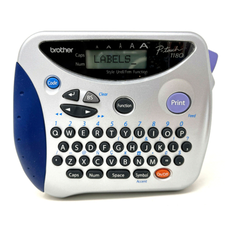 Brother P-Touch PT-1180 User manual