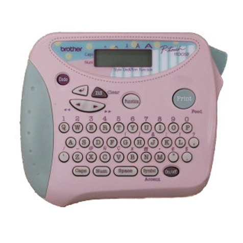 Brother P-touch PT-1100 user guide