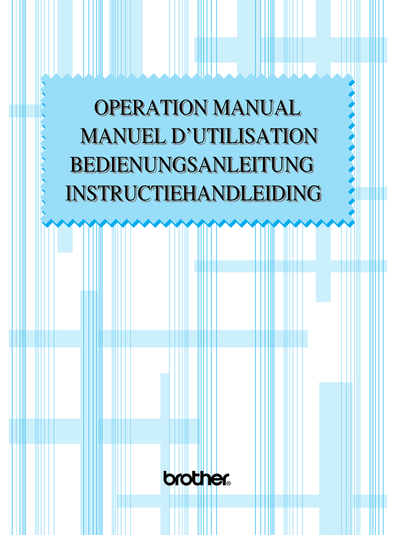 Brother VX-1400 Operation manual