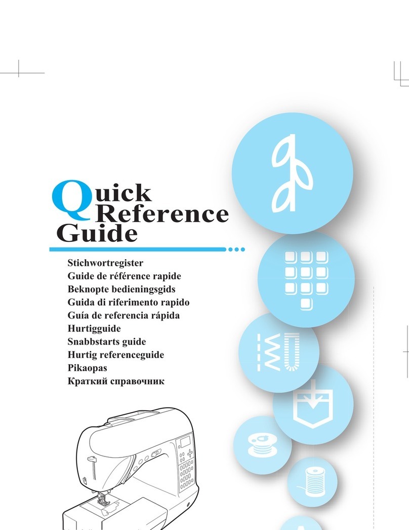 Brother NX-450 Quick reference guide