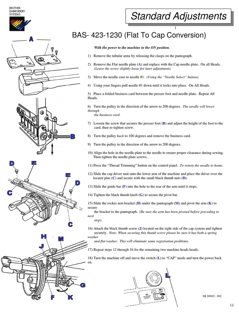 Brother BAS-423 Supplement sheet