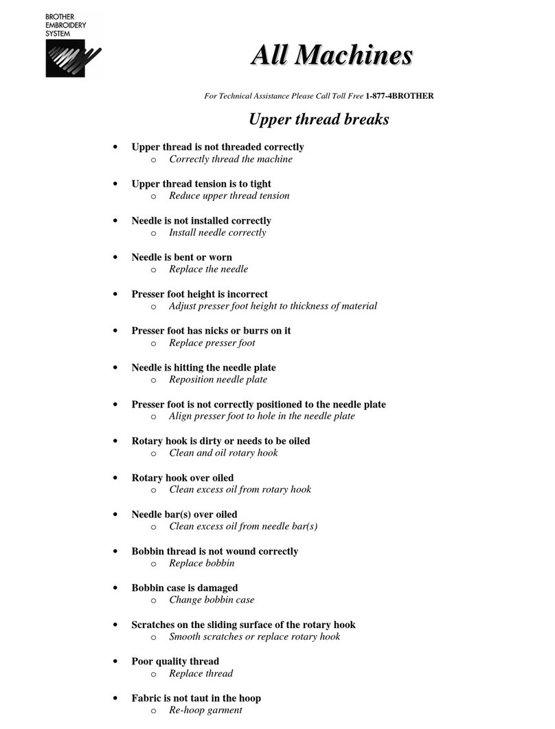 Brother BAS-401 Manual