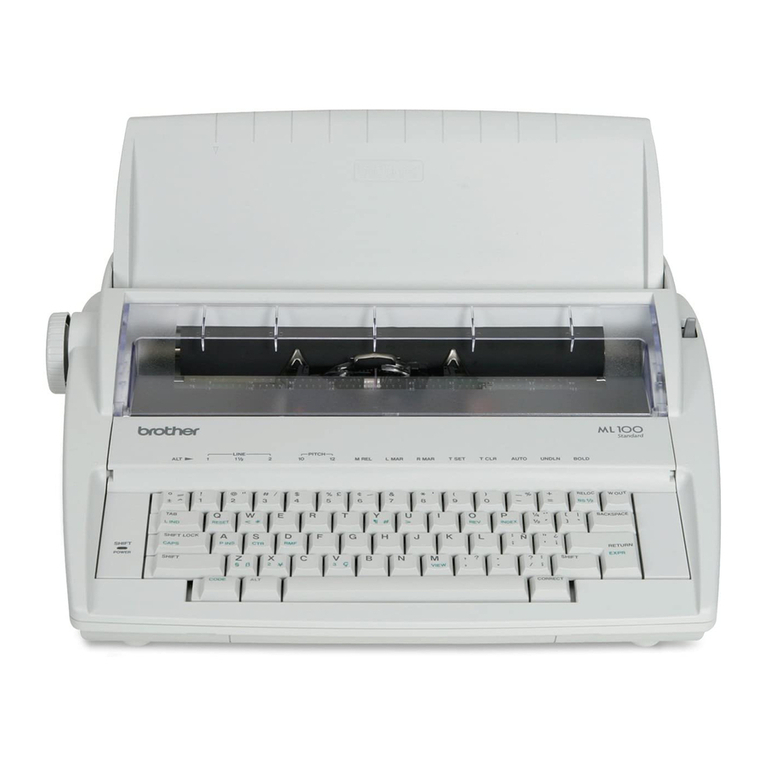 Brother ML-100 User manual