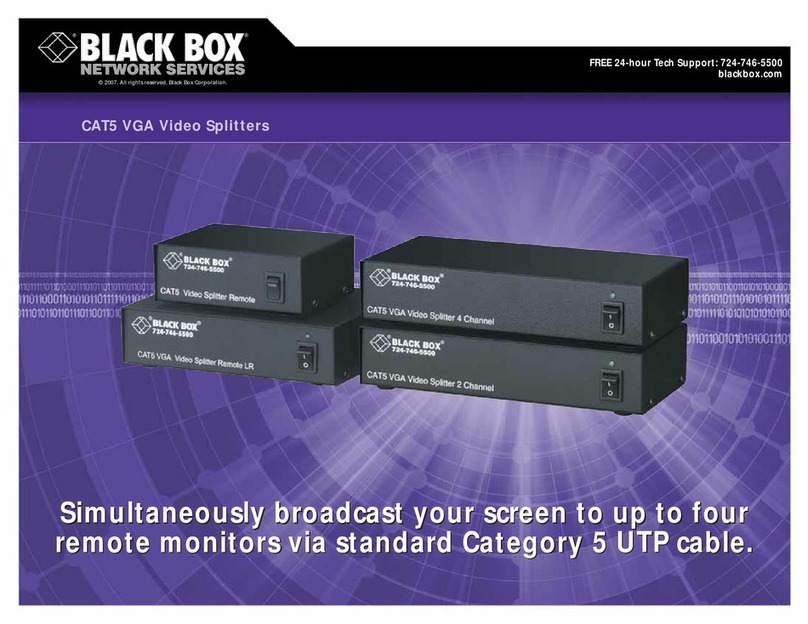 Black Box AC500A-R2 User manual Black Box AC500A-R2 User manual