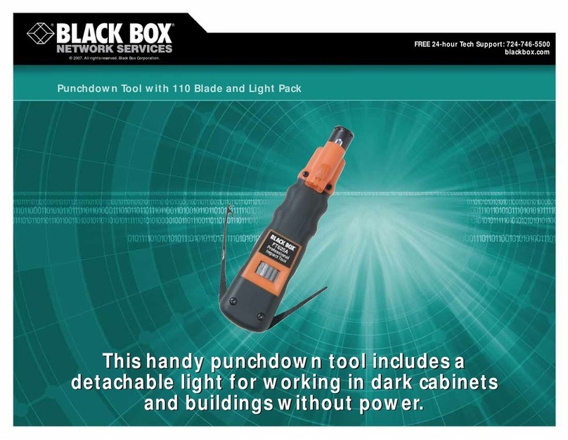 Black Box FT025A User manual