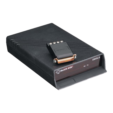 Black Box CL050A-R3 User manual Black Box CL050A-R3 User manual