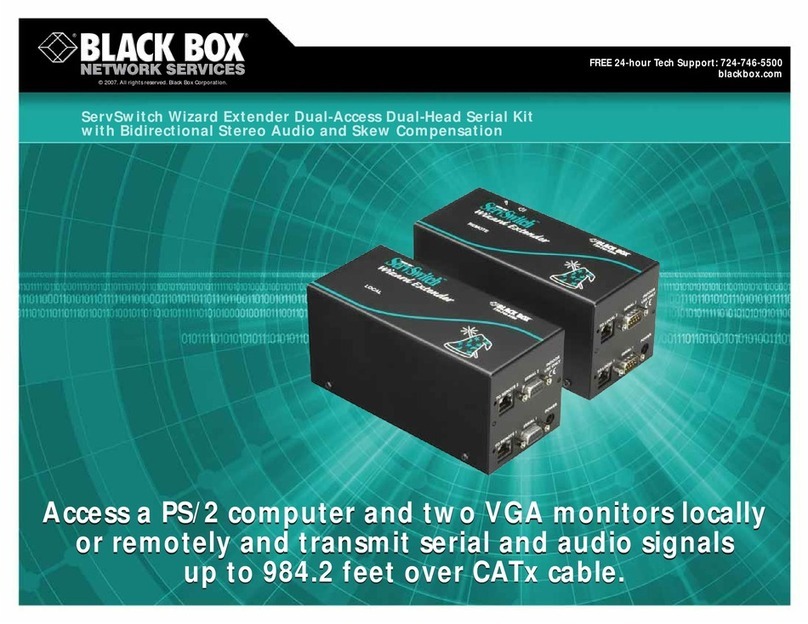 Black Box ServSwitch ACU5122A User manual