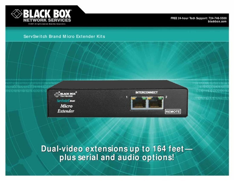 Black Box ServSwitch ACU3201A User manual Black Box ServSwitch ACU3201A User manual