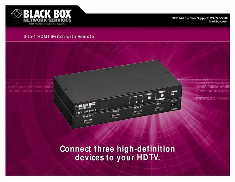 Black Box SW214A Specifications