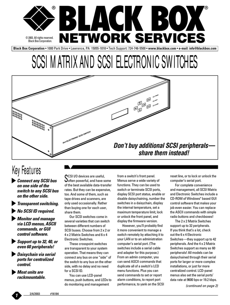 Black Box SC120A-R2 User manual