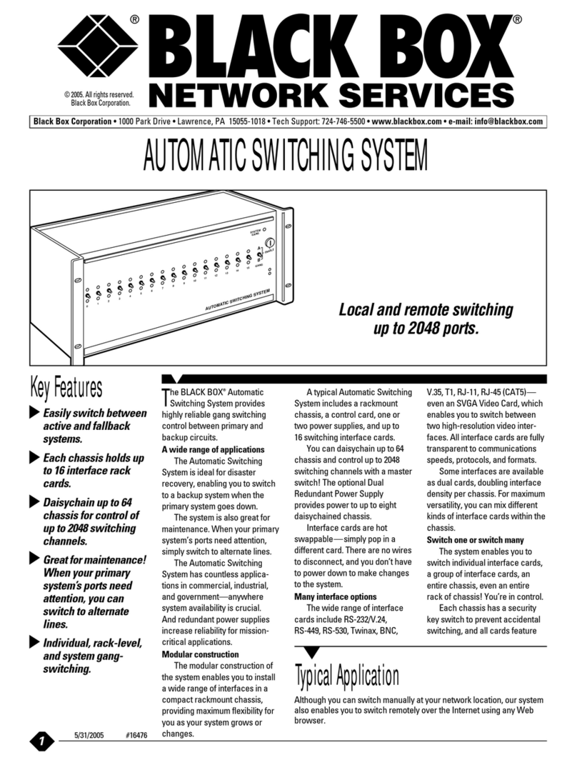 Black Box SM508-C-2 Specifications