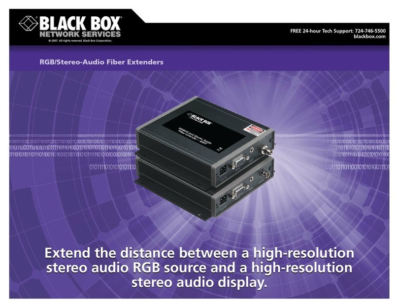 Black Box AC1021A-XMIT User manual