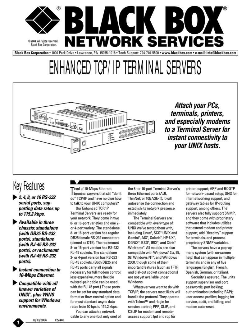 Black Box 37688-R2 User manual