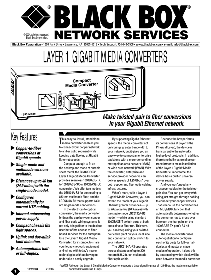 Black Box LGC5134A-R3 User manual