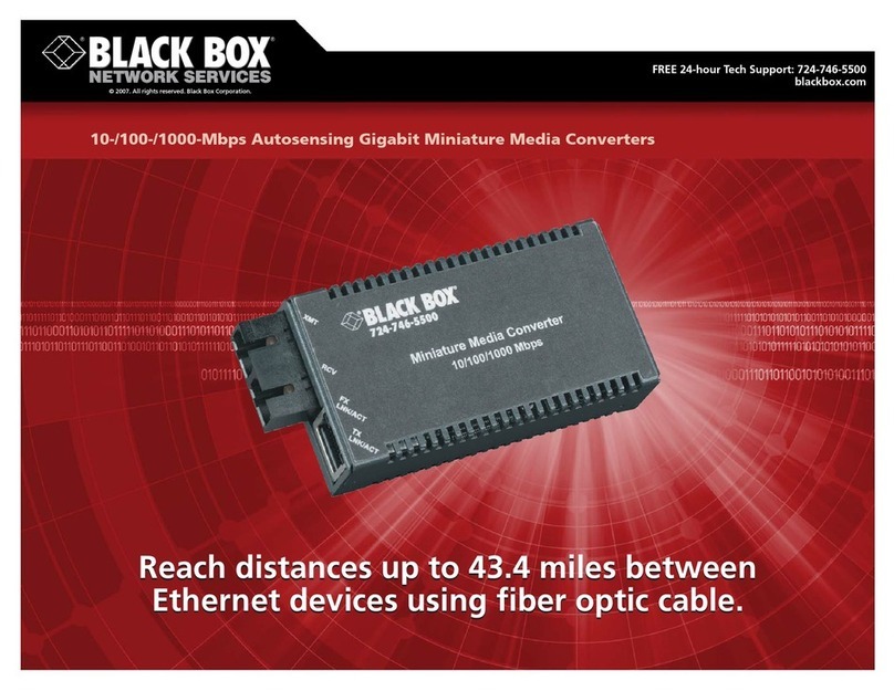 Black Box LGC120A User manual