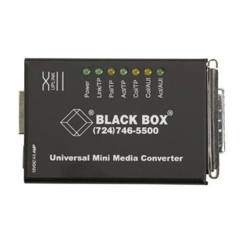 Black Box LE1510A-R2 User manual Black Box LE1510A-R2 User manual