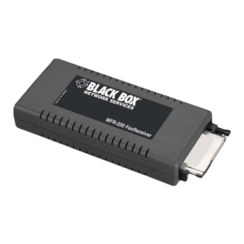 Black Box FaxReceiver MC200A User manual