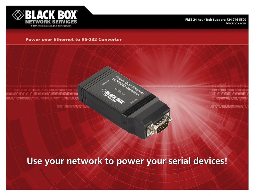 Black Box LPD401A User manual