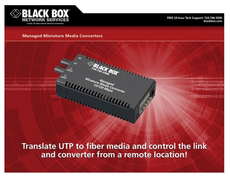 Black Box LMM101A User manual