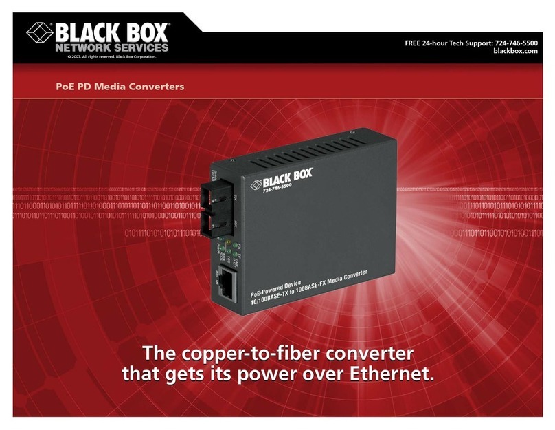 Black Box LPD500A User manual