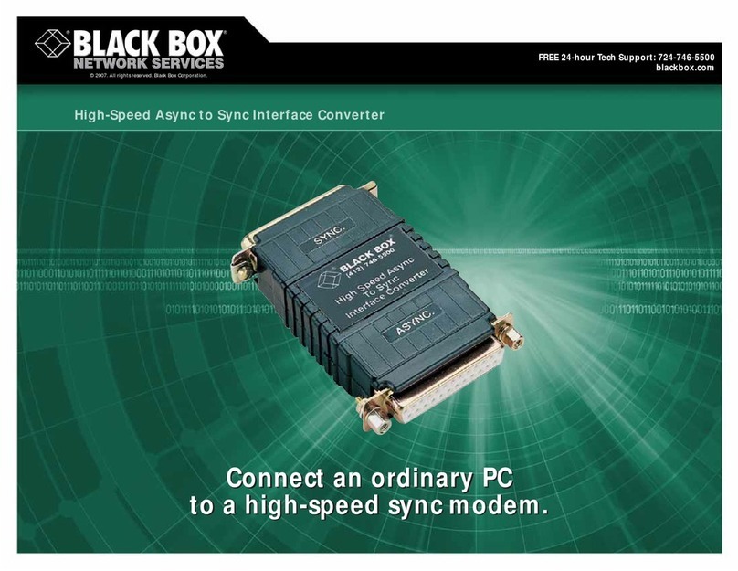 Black Box IC558A User manual