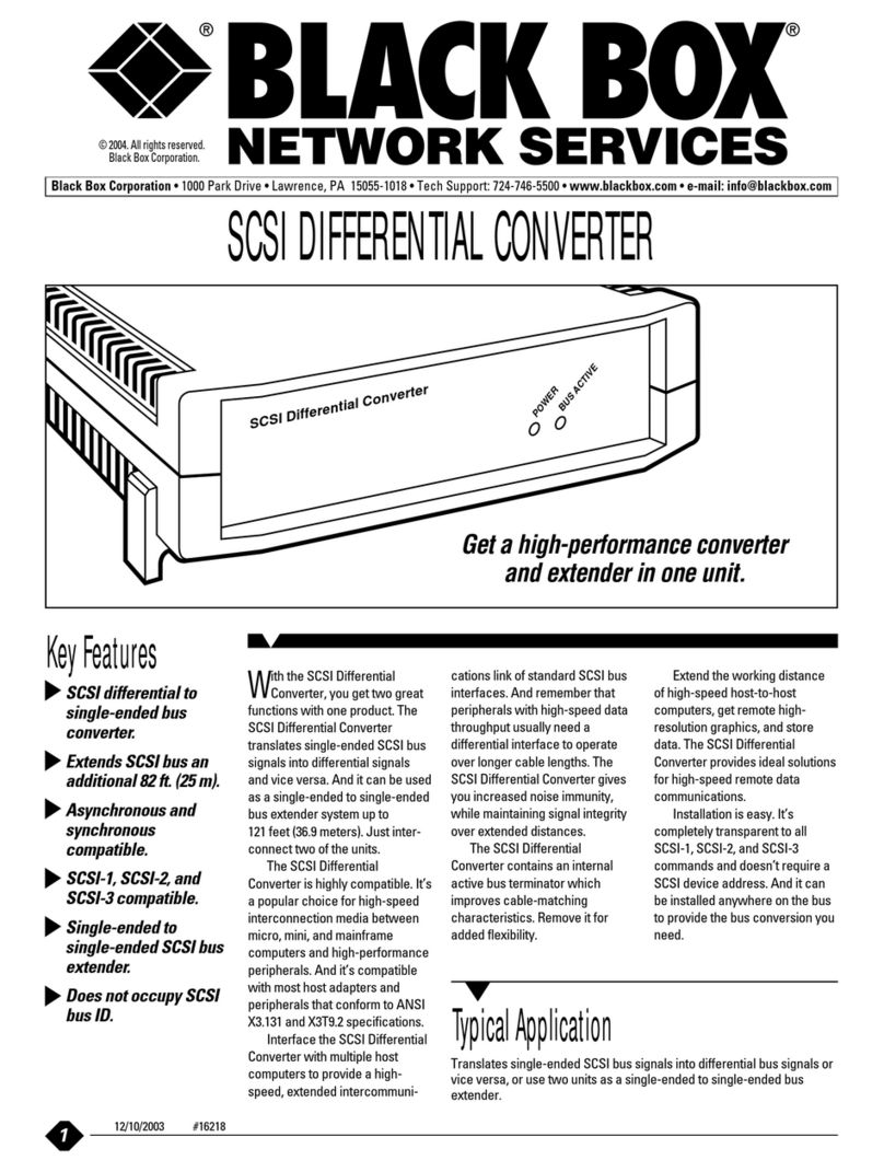Black Box IC152A User manual Black Box IC152A User manual
