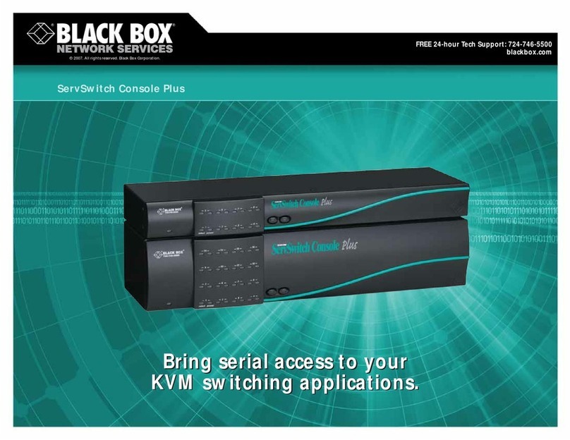 Black Box KV102A User manual