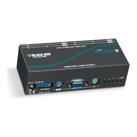 Black Box ServShare II KV421A User manual