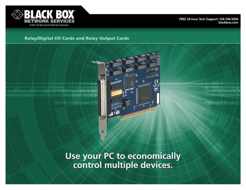 Black Box IC909C Specifications Black Box IC909C Specifications