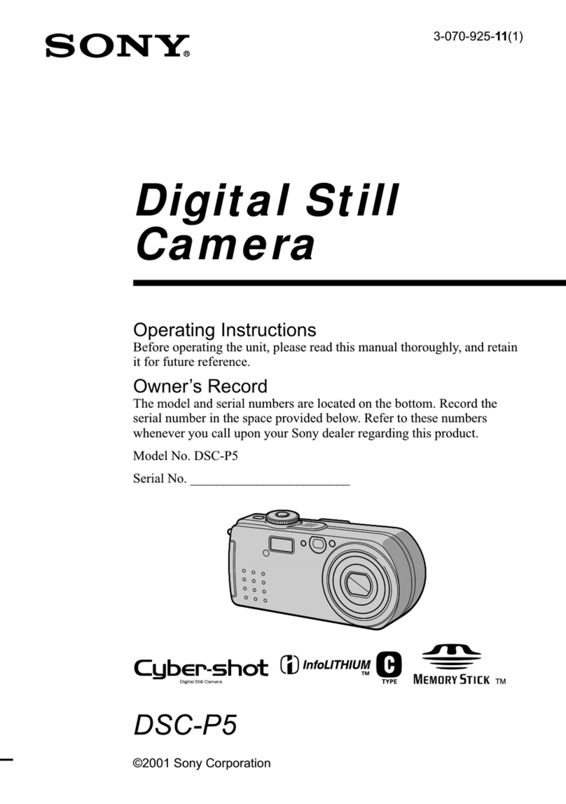 Sony Cyber-shot DSC-P5 User manual