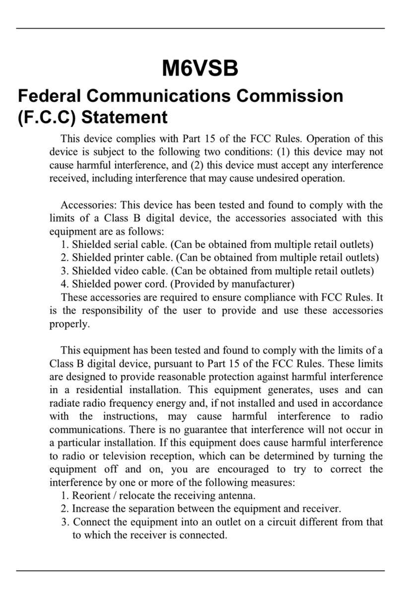 Biostar M6VSB user manual