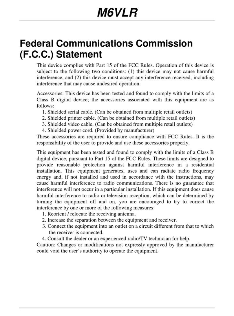 Biostar M6VLR User manual
