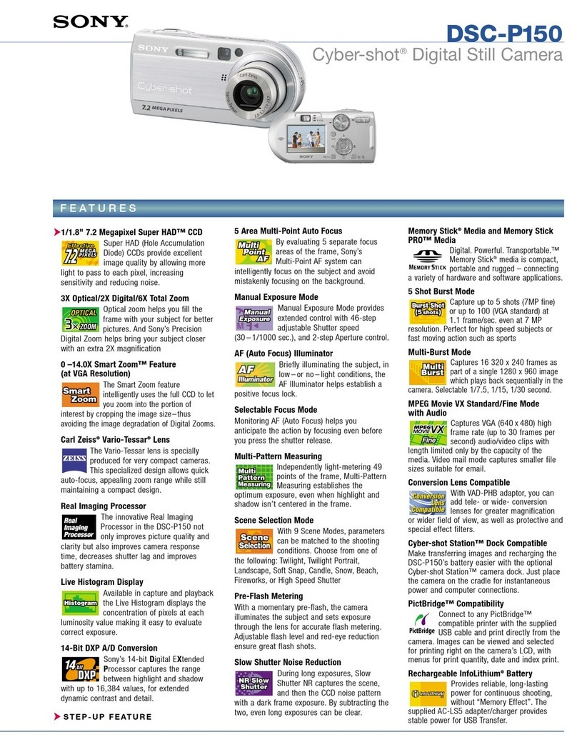 Sony DSC-P150/LJ - Cyber-shot Digital Still... specification