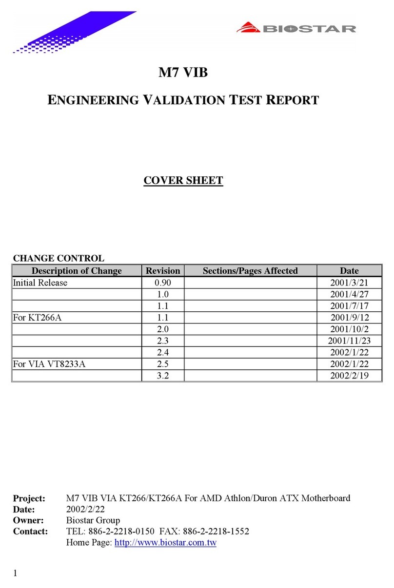 Biostar M7VIB datasheet