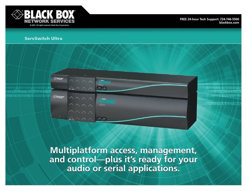 Black Box KV5016FA-R2 User manual