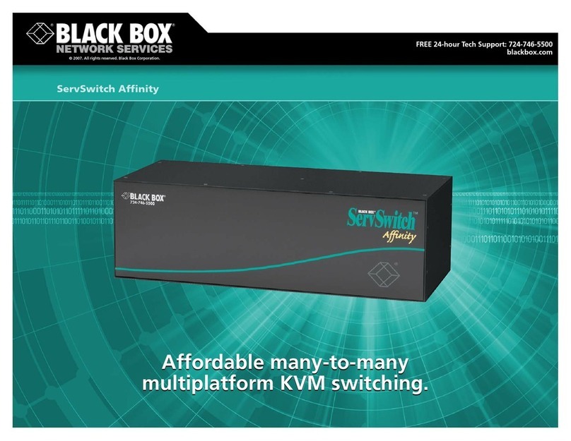 Black Box KV130A User manual