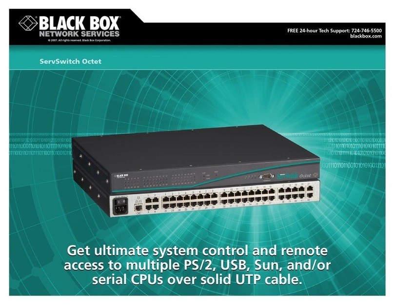 Black Box KV1702A User manual
