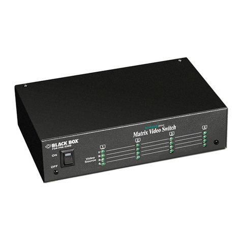 Black Box ServSwitch ACL0404A User manual