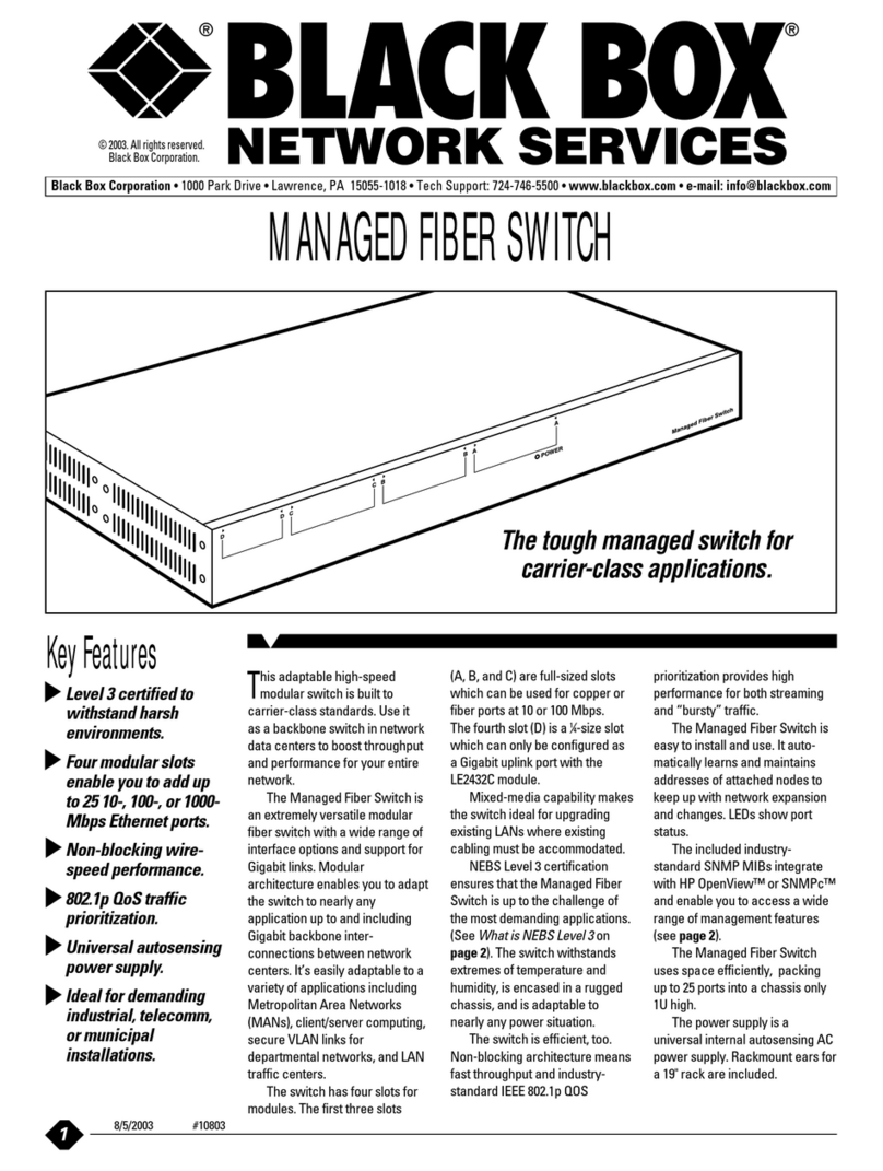 Black Box LE2425A User manual