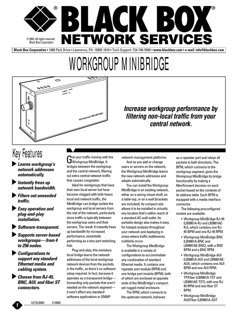 Black Box LB9901A Specifications